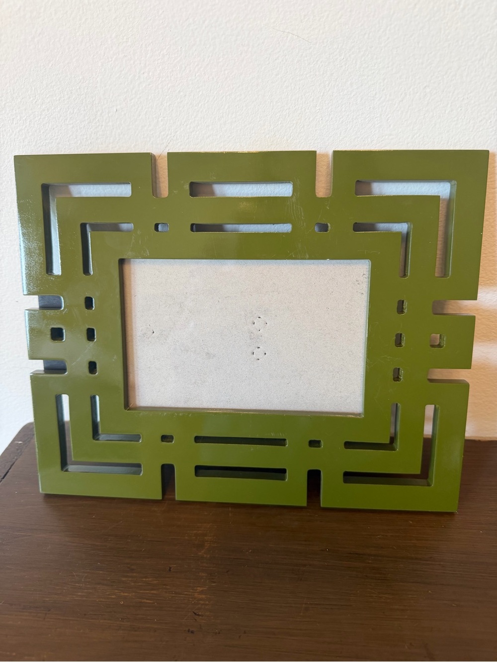Green Geometric Picture Frame - Home Accents